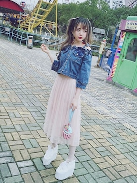 Bobon21さん（レディース・155cm）の春コーディネート