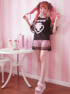 「チュール」｜Bobon21さん（レディース・155cm）の夏コーディネート