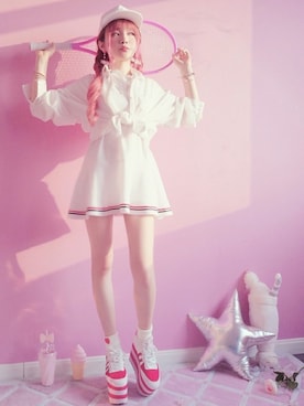 Bobon21さん（レディース・155cm）の夏コーディネート