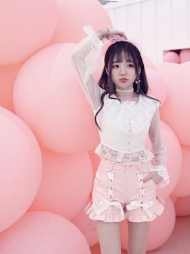 「原宿系」｜Bobon21さん（レディース・155cm）の夏コーディネート