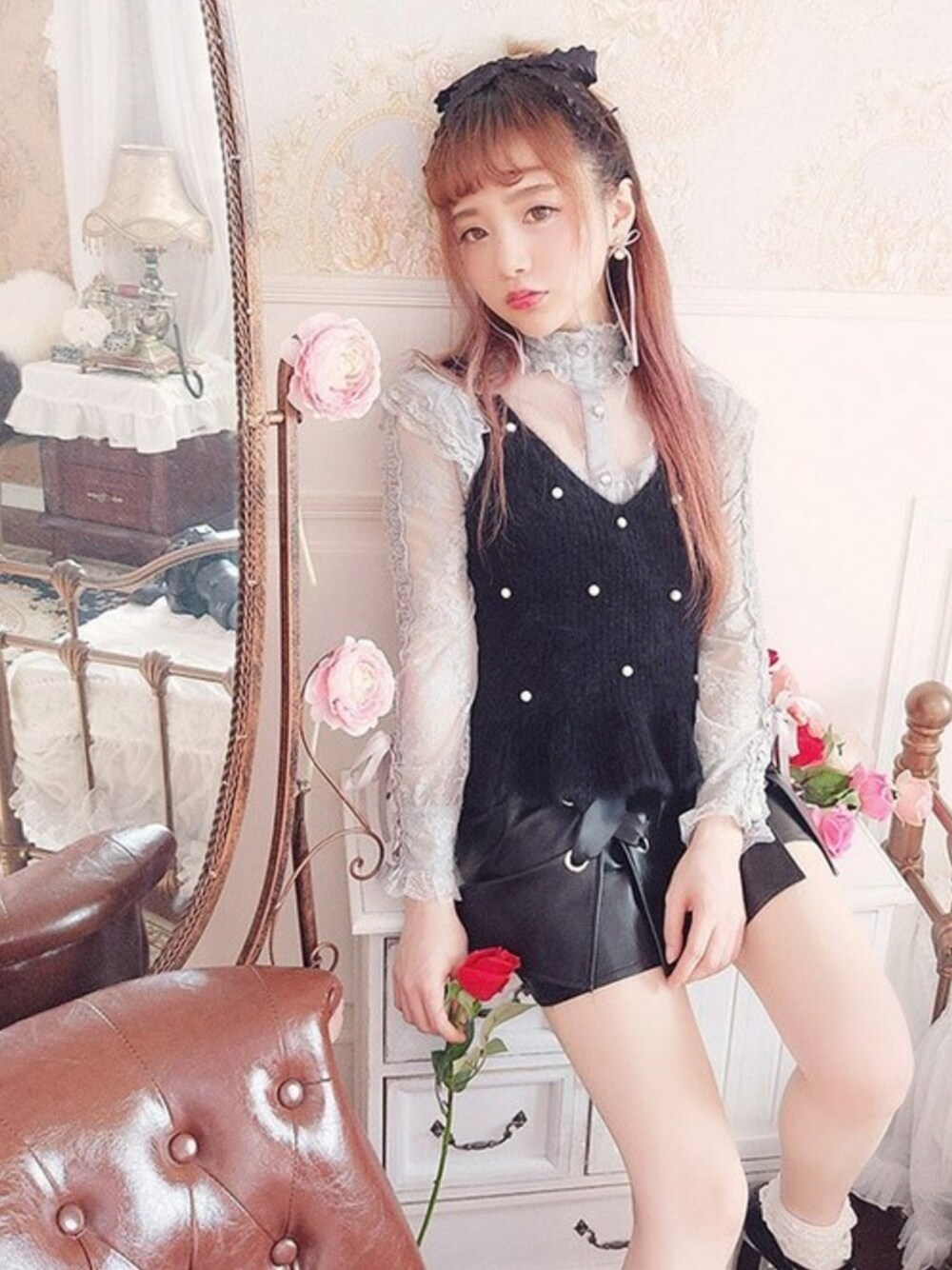 bobon21 フェイクレザーレースアップスカパン スカート bobon21 フェイクレザーレースアップスカパン スカート - メルカリ