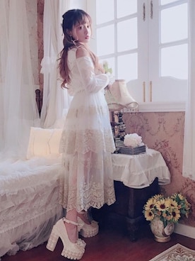 「ボボンニジュウイチ」｜「アイテム（その他）」を使った、Bobon21さん（レディース・155cm）の春コーディネート