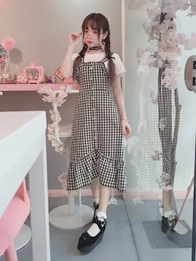 「ボボンニジュウイチ」｜「アイテム（その他）」を使った、Bobon21さん（レディース・155cm）の夏コーディネート