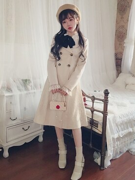 「ボボンニジュウイチ」｜「アイテム（ジャケット/アウター）」を使った、Bobon21さん（レディース・155cm）の秋コーディネート