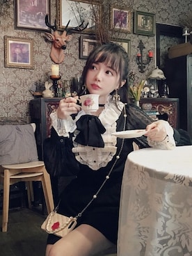 「Bobon21（ボボンニジュウイチ）のアイテム（パンツ）」を使った、Bobon21さん（レディース・155cm）の秋コーディネート