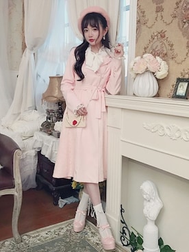 「ボボンニジュウイチ」｜「アイテム（ジャケット/アウター）」を使った、Bobon21さん（レディース・155cm）の春コーディネート
