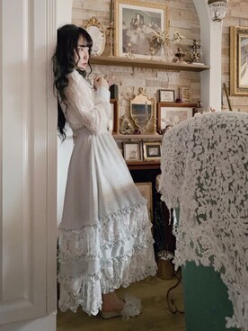 「Bobon21（ボボンニジュウイチ）のアイテム（トップス）」を使った、Bobon21さん（レディース・155cm）の春コーディネート