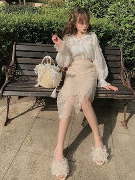 「Bobon21（ボボンニジュウイチ）のアイテム（トップス）」を使った、Bobon21さん（レディース・155cm）の秋コーディネート