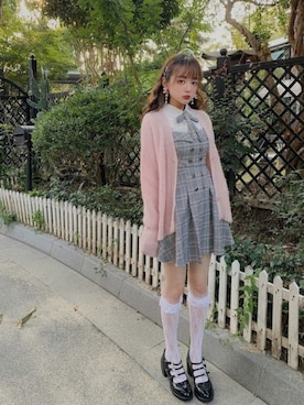 「Bobon21（ボボンニジュウイチ）のアイテム（ワンピース/ドレス）」を使った、Bobon21さん（レディース・155cm）の秋コーディネート