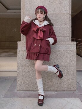「ボボンニジュウイチ」｜「アイテム（ジャケット/アウター）」を使った、Bobon21さん（レディース・155cm）の秋コーディネート