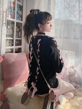 Bobon21さん（レディース・155cm）の冬コーディネート