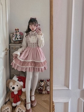 「Bobon21（ボボンニジュウイチ）のアイテム（ワンピース/ドレス）」を使った、Bobon21さん（レディース・155cm）の春コーディネート