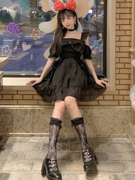 「Bobon21（ボボンニジュウイチ）のアイテム（ワンピース/ドレス）」を使った、Bobon21さん（レディース・155cm）の夏コーディネート