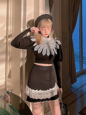 「Bobon21（ボボンニジュウイチ）のアイテム（ワンピース/ドレス）」を使った、Bobon21さん（レディース・155cm）の秋コーディネート