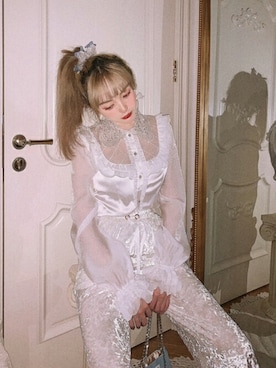 「Bobon21（ボボンニジュウイチ）のアイテム」を使った、Bobon21さん（レディース・155cm）の秋コーディネート