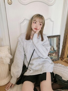 「Bobon21（ボボンニジュウイチ）のアイテム」を使った、Bobon21さん（レディース・155cm）の秋コーディネート
