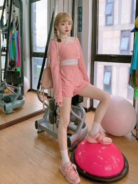 「Bobon21（ボボンニジュウイチ）のアイテム（ワンピース/ドレス）」を使った、Bobon21さん（レディース・155cm）の秋コーディネート