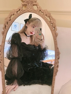 「Bobon21（ボボンニジュウイチ）のアイテム（ワンピース/ドレス）」を使った、Bobon21さん（レディース・155cm）の秋コーディネート