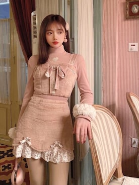 「ボボンニジュウイチ」｜Bobon21さん（レディース・155cm）の冬コーディネート
