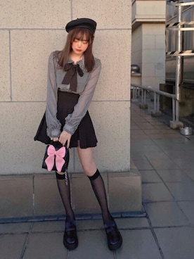 「ボボンニジュウイチ」｜Bobon21さん（レディース・155cm）の春コーディネート