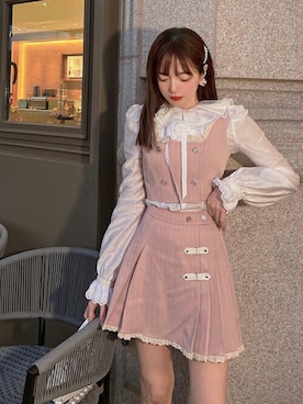 「ボボンニジュウイチ」｜Bobon21さん（レディース・155cm）の春コーディネート