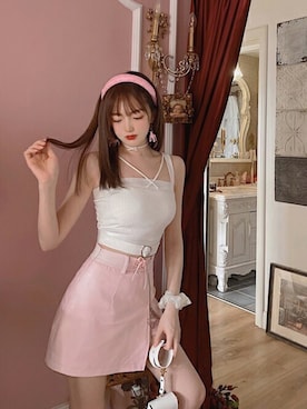 「ボボンニジュウイチ」｜Bobon21さん（レディース・155cm）の春コーディネート