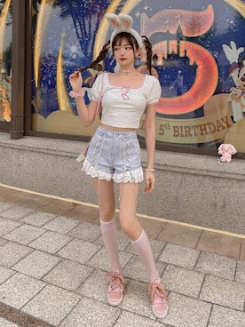 「ボボンニジュウイチ」｜Bobon21さん（レディース・155cm）の春コーディネート