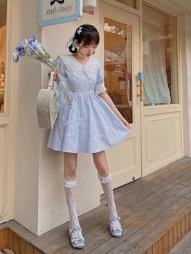 「ボボンニジュウイチ」｜Bobon21さん（レディース・155cm）の春コーディネート