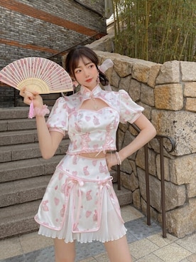 「ボボンニジュウイチ」｜Bobon21さん（レディース・155cm）の春コーディネート