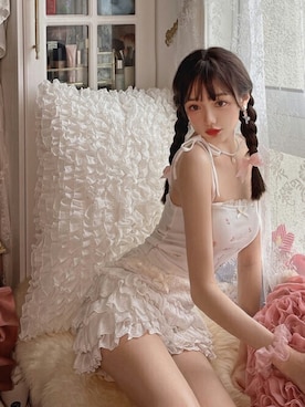 「ボボンニジュウイチ」｜Bobon21さん（レディース・155cm）の夏コーディネート