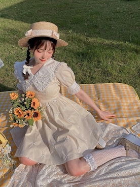 「ボボンニジュウイチ」｜Bobon21さん（レディース・155cm）の夏コーディネート