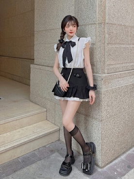 「ボボンニジュウイチ」｜Bobon21さん（レディース・155cm）の夏コーディネート