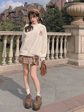 「ボボンニジュウイチ」｜Bobon21さん（レディース・155cm）の夏コーディネート