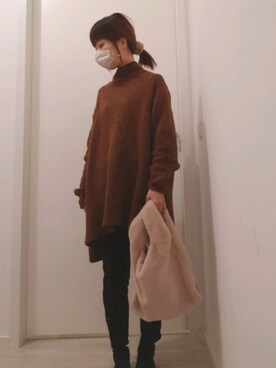 noyuさん（レディース・158cm）の冬コーディネート