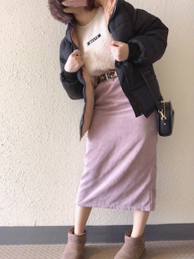 さくらさん（レディース・165cm）の冬コーディネート