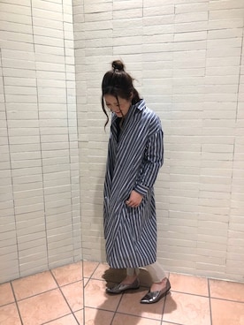 「スリットレギンス」｜＊＊yuuuuu＊＊さん（レディース・161cm）の冬コーディネート