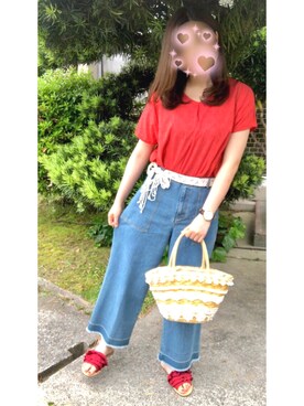 anna.さん（レディース・162cm）の夏コーディネート