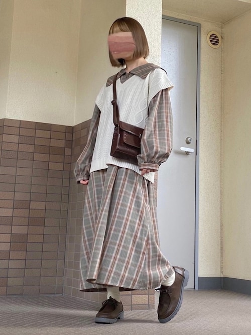 るる 低身長コーデ Ehka Sopoのワンピースを使ったコーディネート Wear