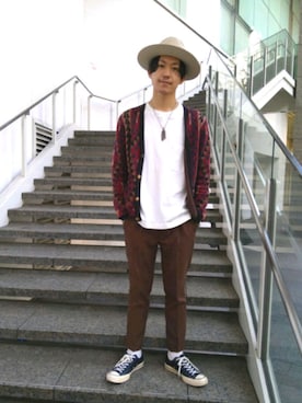 「Captains Helm（キャプテンズヘルム）のアイテム」を使った、TSUYUKIさん（メンズ・176cm）の冬コーディネート