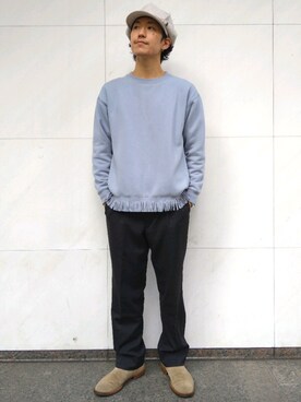 「arth」｜「アイテム（スラックス）」を使った、TSUYUKIさん（メンズ・176cm）の春コーディネート