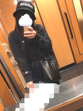 「コロナに負けない」｜「アイテム（スウェット）」を使った、rraさん（レディース・155cm）の春コーディネート