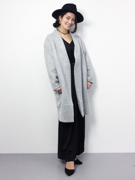 飯田有衣さん（レディース・161cm）の冬コーディネート