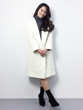 飯田有衣さん(レディース・161cm)の冬コーディネート