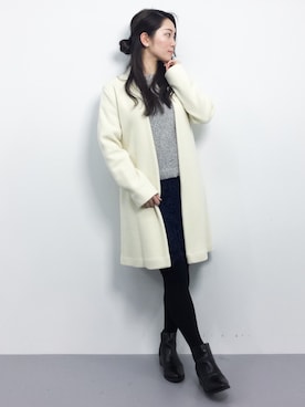 飯田有衣さん（レディース・161cm）の冬コーディネート