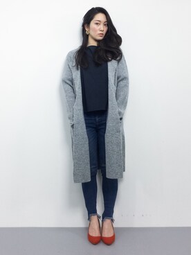 飯田有衣さん（レディース・161cm）の冬コーディネート