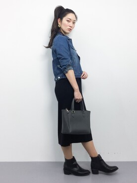 飯田有衣さん(レディース・161cm)の冬コーディネート