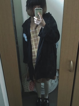 「keisuke kanda（ケイスケカンダ）のアイテム（ワンピース/ドレス）」を使った、にゅるさん（レディース・153cm）の秋コーディネート