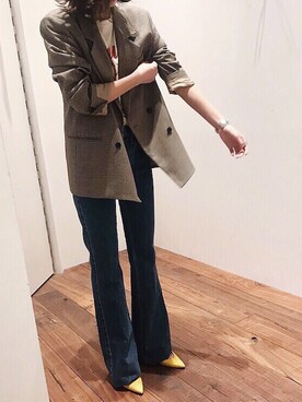 「re/done」｜Nagisaさん（レディース・165cm）の冬コーディネート