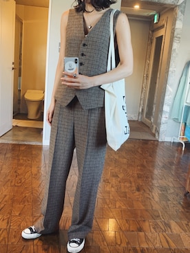 「SOPHIE BUHAI（ソフィーブハイ）のアイテム」を使った、Nagisaさん（レディース・165cm）の秋コーディネート