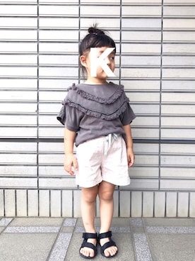 「teva風」｜kaaam*さん（キッズ・90cm）の夏コーディネート
